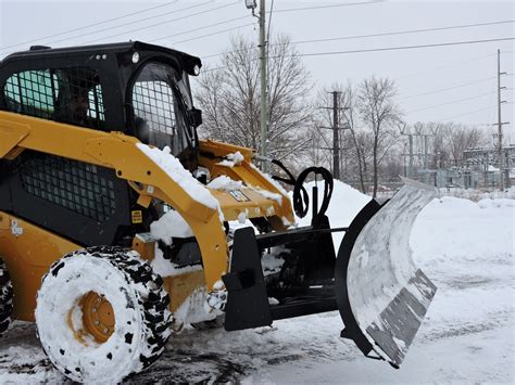 skid steer snow blade alberta|best skid steer snow pusher.